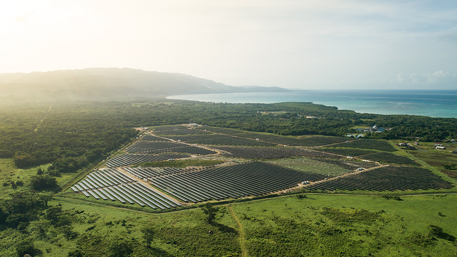 Paradise Park Solar Project in Jamaica - renewable energy
